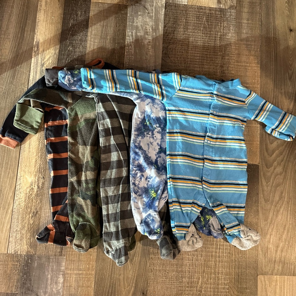 Set of 5 newborn sleepers